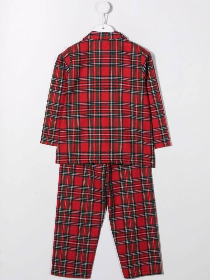Siola Geruite pyjama Rood