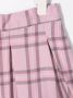 Siola Geruite rok kinderen wol Polyester Viscose Spandex Elastane 10 jaar Roze - Thumbnail 3