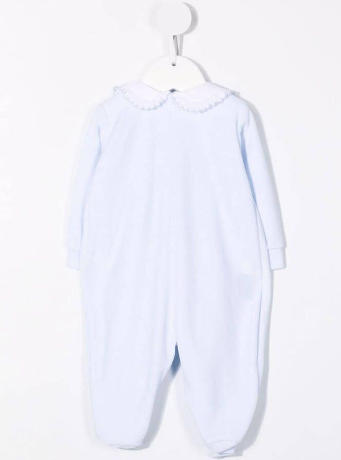 Siola Pyjama met textuur Blauw