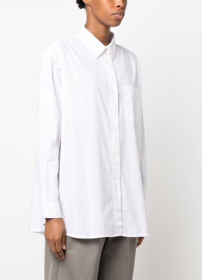 Skall Studio Blouse van biologisch katoen Wit