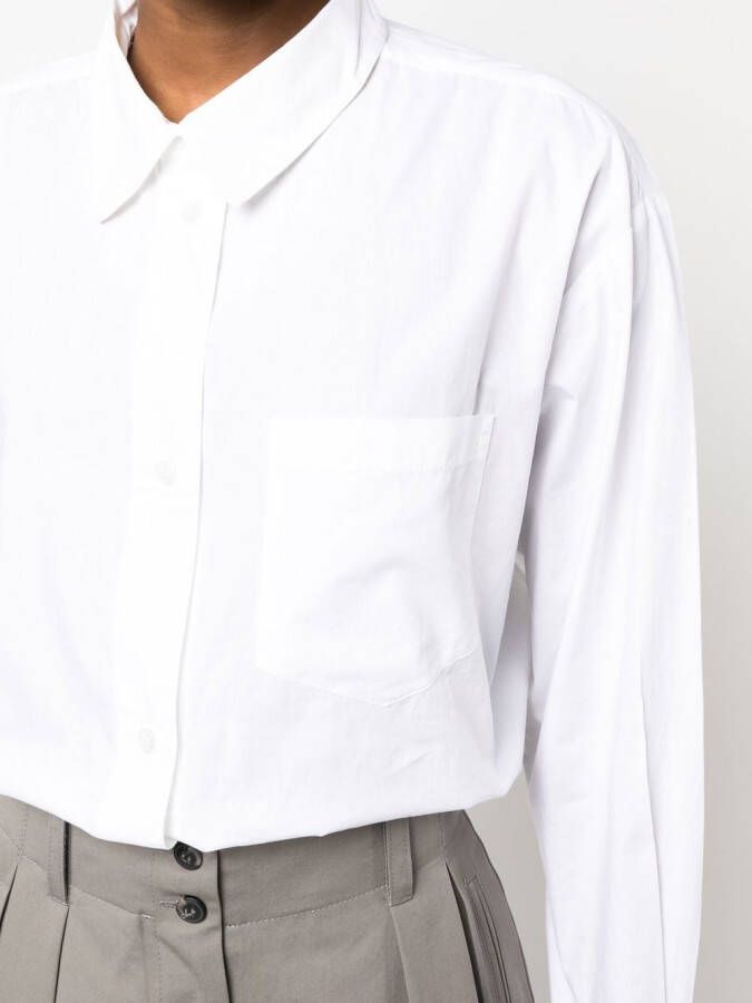 Skall Studio Blouse van biologisch katoen Wit