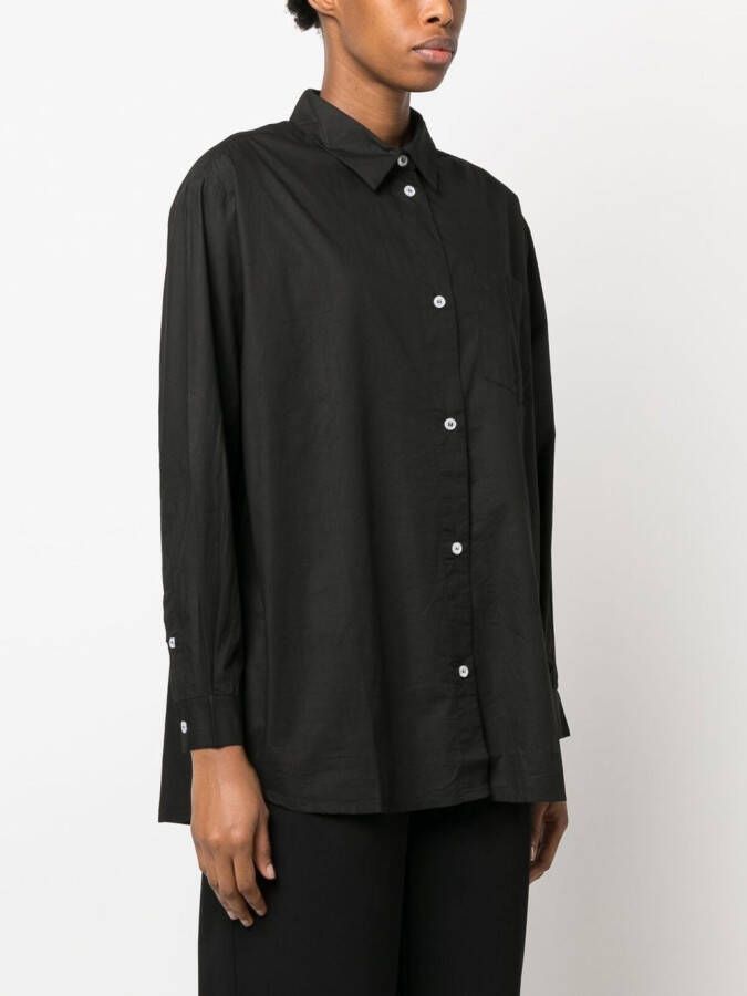 Skall Studio Blouse van biologisch katoen Zwart