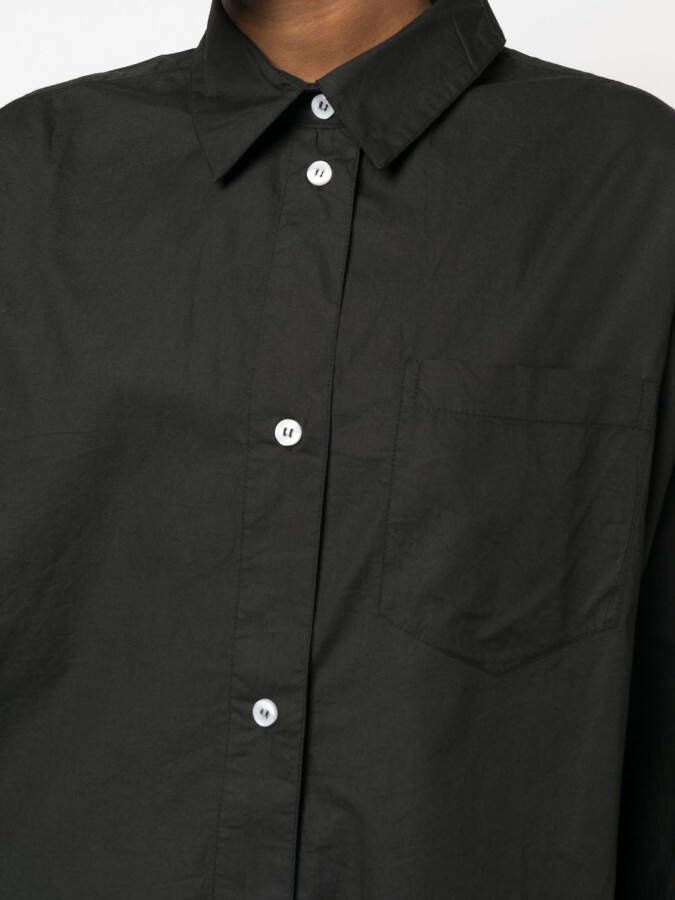Skall Studio Blouse van biologisch katoen Zwart
