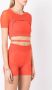 AMIR SLAMA GYM Cropped T-shirt Oranje - Thumbnail 3