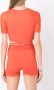 AMIR SLAMA GYM Cropped T-shirt Oranje - Thumbnail 4