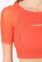 AMIR SLAMA GYM Cropped T-shirt Oranje - Thumbnail 5