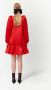 Sleeper Mini-jurk Rood - Thumbnail 3