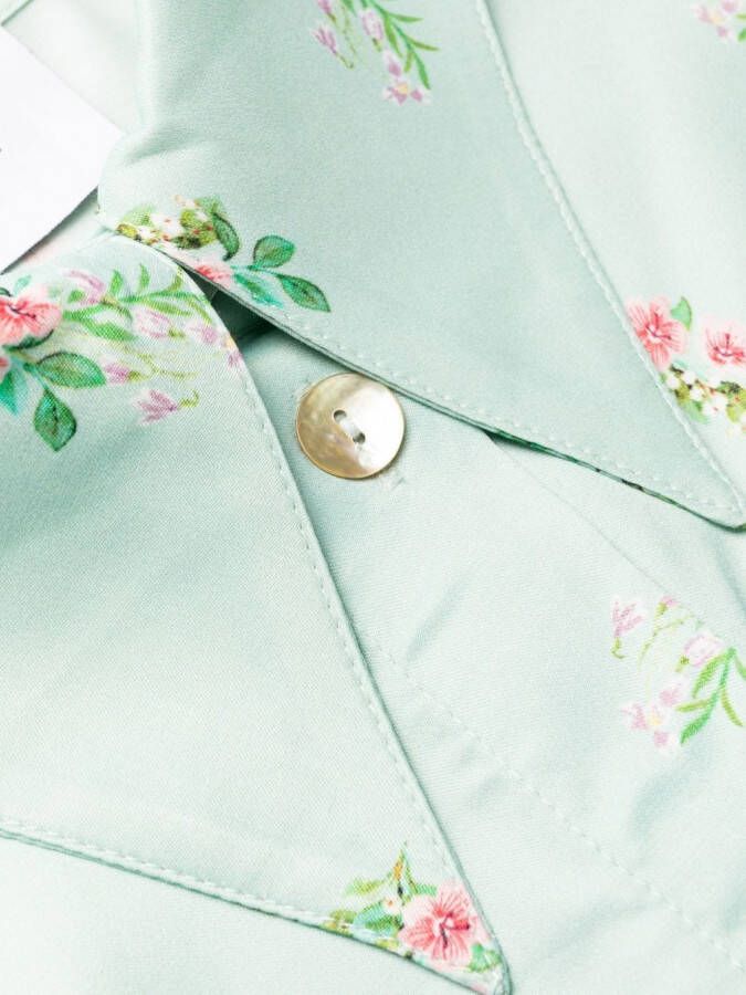 Sleeper Blouse met print Groen