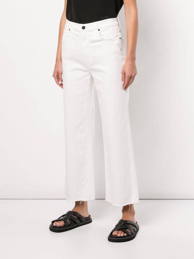 SLVRLAKE Cropped jeans Wit