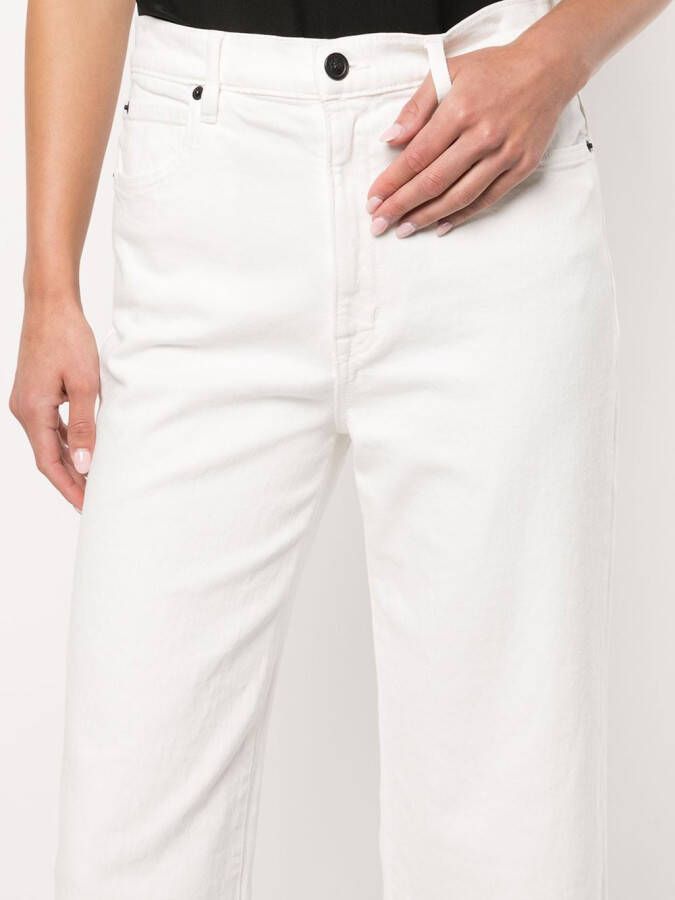 SLVRLAKE Cropped jeans Wit