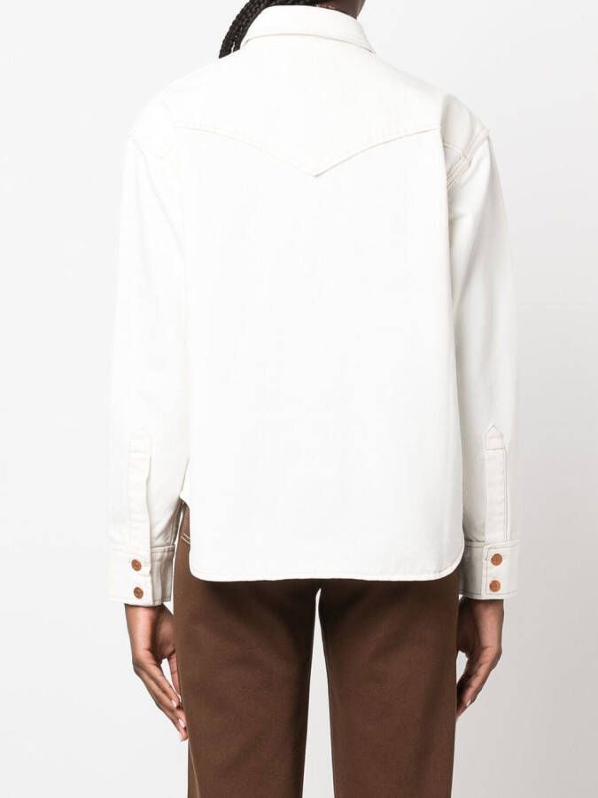 SLVRLAKE Denim jack Beige