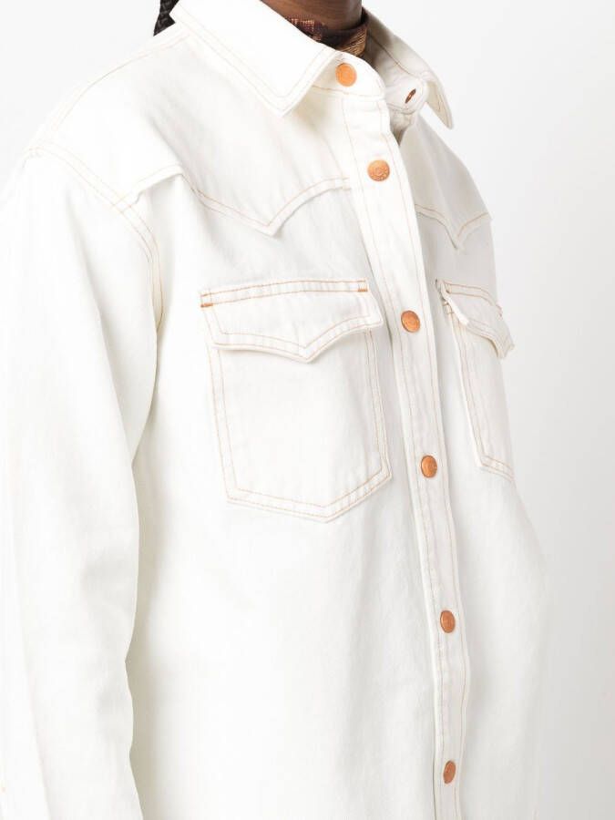 SLVRLAKE Denim jack Beige