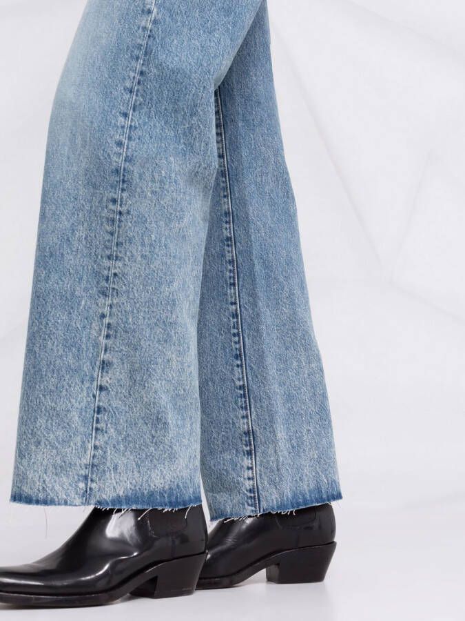 SLVRLAKE Jeans met wijde pijpen Blauw