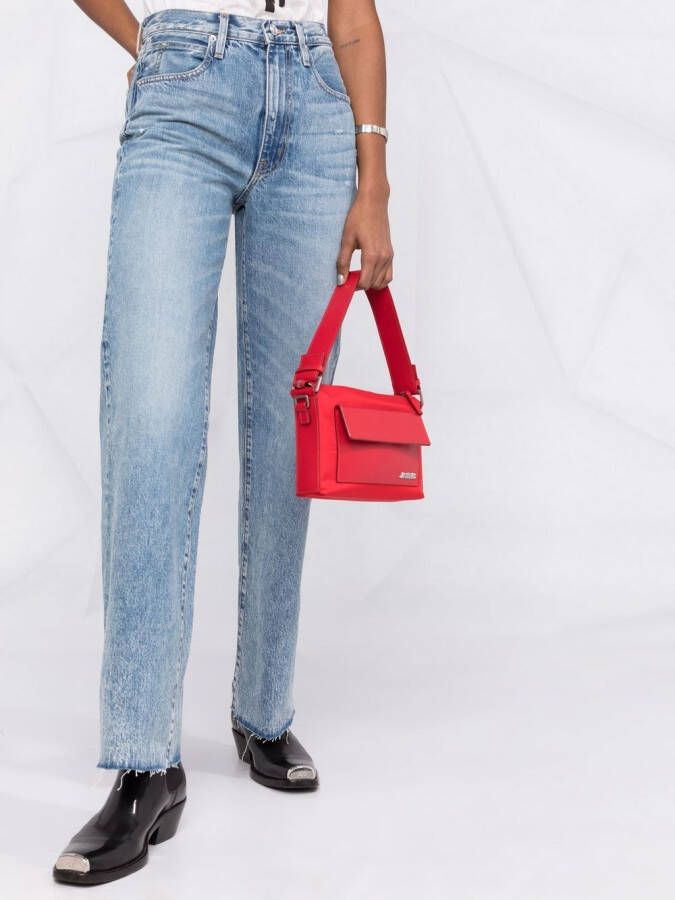 SLVRLAKE Jeans met wijde pijpen Blauw