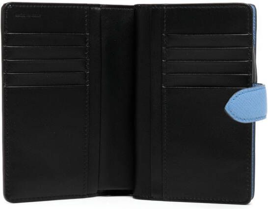 Smythson Leren pasjeshouder Blauw