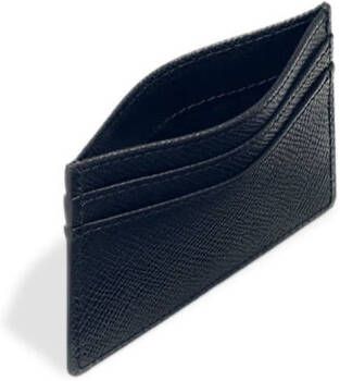 Smythson Leren pasjeshouder Blauw