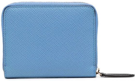 Smythson Leren portemonnee Blauw