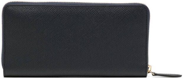 Smythson Leren portemonnee Zwart