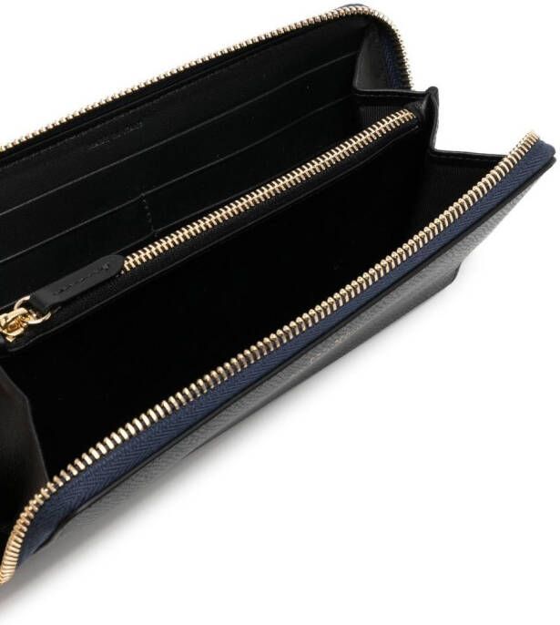 Smythson Leren portemonnee Zwart