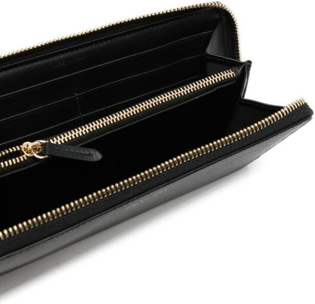 Smythson Leren portemonnee Zwart