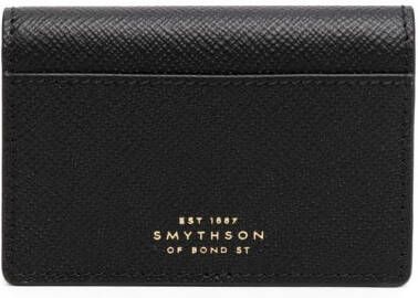 Smythson Leren portemonnee Zwart