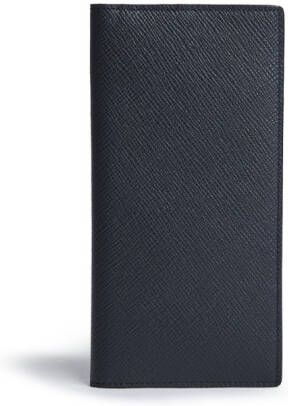 Smythson Leren portemonnee Blauw