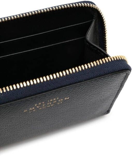 Smythson Portemonnee met rits Blauw