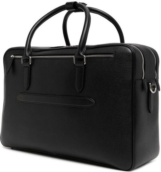 Smythson Reistas met logo Zwart