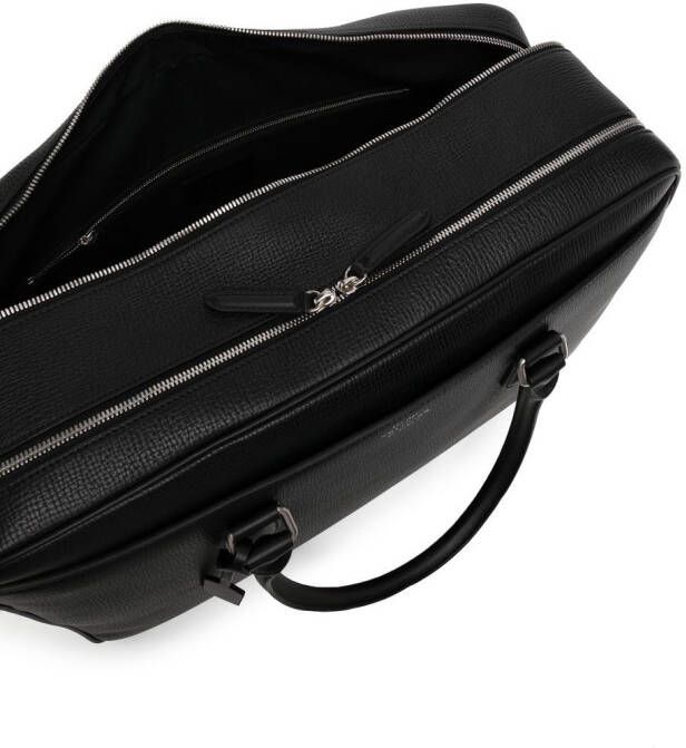 Smythson Reistas met logo Zwart