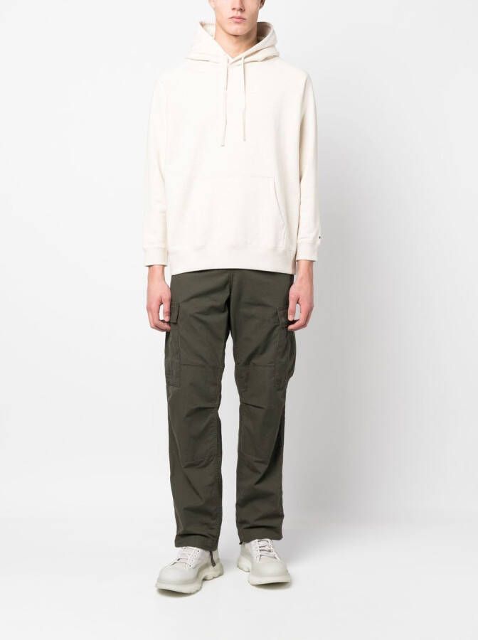 Snow Peak Hoodie met geborduurd logo Beige