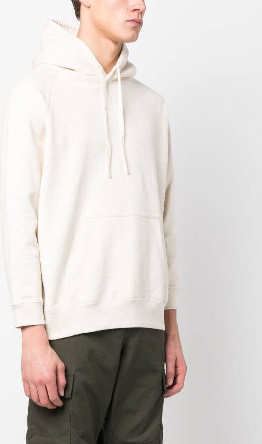 Snow Peak Hoodie met geborduurd logo Beige
