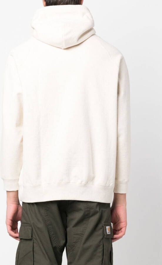 Snow Peak Hoodie met geborduurd logo Beige
