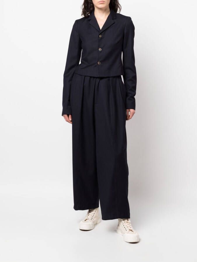 Société Anonyme Jas met kraag Blauw