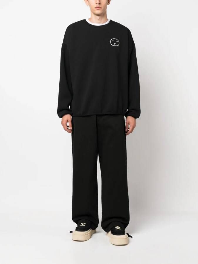 Société Anonyme Sweater met ronde hals Zwart