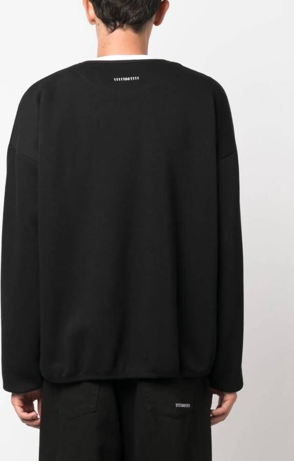 Société Anonyme Sweater met ronde hals Zwart