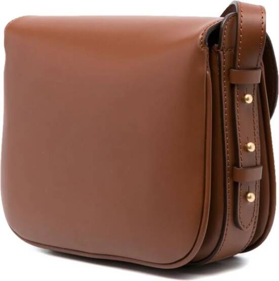 Soeur Bellissima leren crossbodytas Bruin