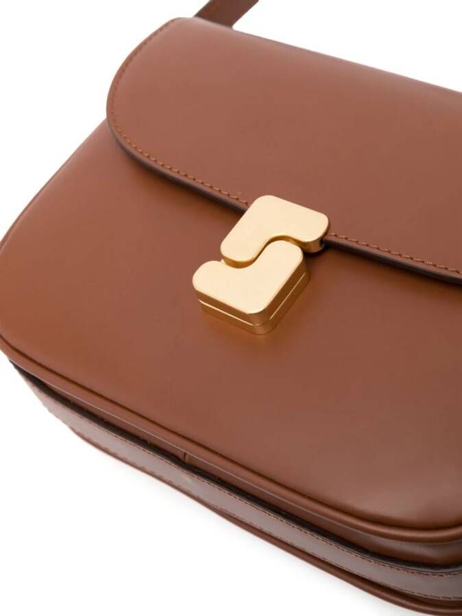 Soeur Bellissima leren crossbodytas Bruin