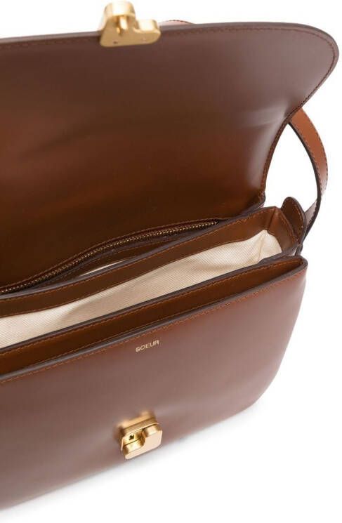 Soeur Leren schoudertas Bruin