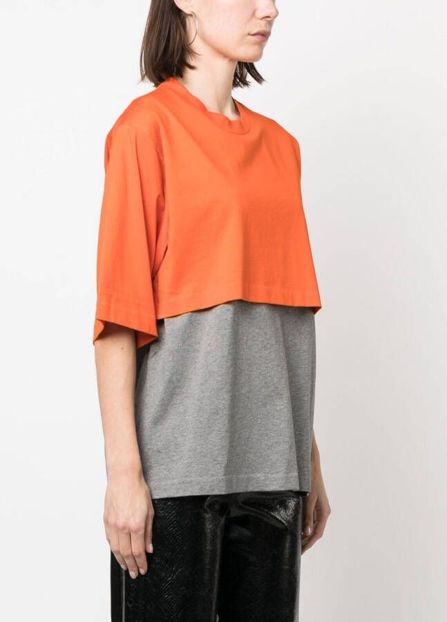 Sofie D'hoore Tweekleurig T-shirt Oranje
