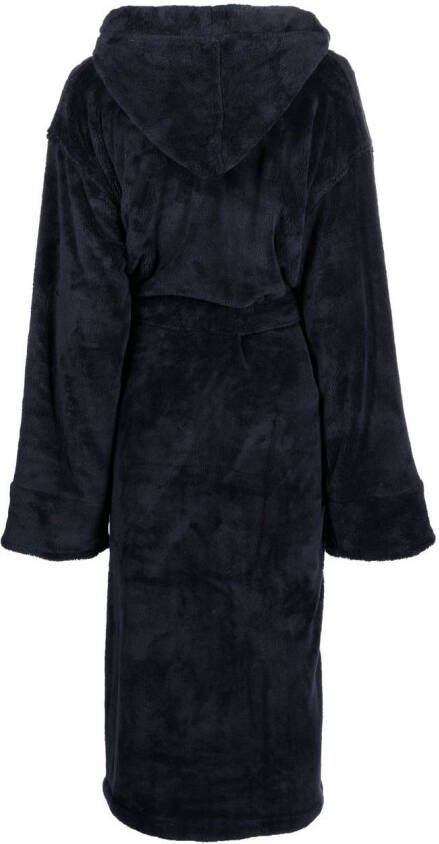 Soho Home Badjas met geborduurd logo Blauw