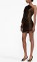 Solace London Asymmetrische mini-jurk Bruin - Thumbnail 3