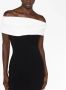 Solace London Eva off-shoulder maxi-jurk Zwart - Thumbnail 5