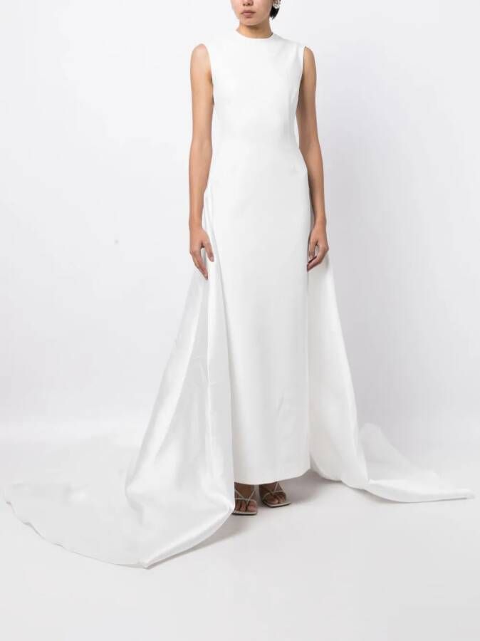 Solace London Mouwloze jurk Wit