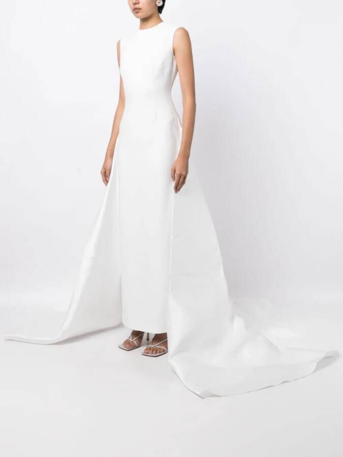 Solace London Mouwloze jurk Wit