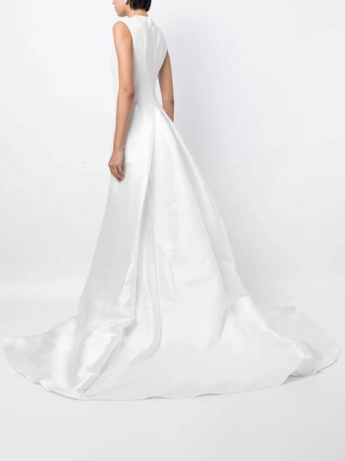Solace London Mouwloze jurk Wit