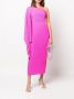 Solace London Geribbelde jurk Roze - Thumbnail 2