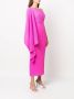 Solace London Geribbelde jurk Roze - Thumbnail 3