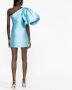 Solace London Asymmetrische mini-jurk Blauw - Thumbnail 3