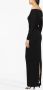 Solace London Maxi-jurk met lange mouwen Zwart - Thumbnail 4