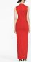 Solace London Maxi-jurk met vierkante hals Rood - Thumbnail 3